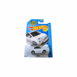 Hot Wheels 2014 HW City Fiat 500 25/250  White