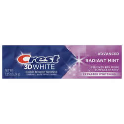 Crest 3D White Vivid Fluoride Anticavity Toothpaste - 0.85 oz - Radiant Mint