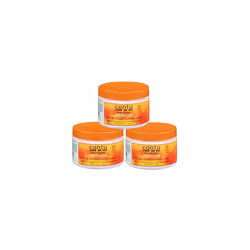Cantu Natural Hair Leave-In Conditioner Cream Jar 12 Ounce (354ml) (3 Pack)