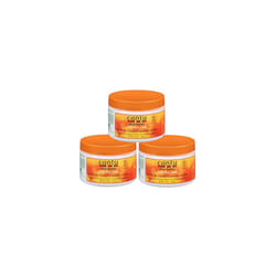Cantu Natural Hair Leave-In Conditioner Cream Jar 12 Ounce (354ml) (3 Pack)