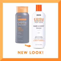 Cantu Mens 2-In-1 Hair & Body Wash 13.5 Ounce (400ml) (Pack of 6)