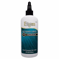Bigen Semi-Permanent Haircolor #Tb3 Turquoise Blue 3 Ounce (88ml) (3 Pack)