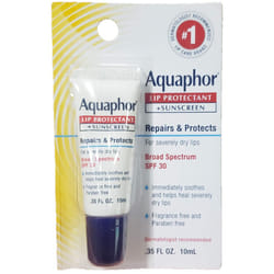 Aquaphor Lip Repair + Protect  Broad Spectrum SPF 30 0.35 oz (Pack of 2)