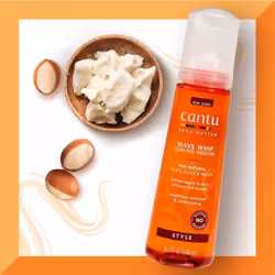 Cantu Shea Butter for Natural Hair Wave Whip Curling Mousse  8.4 Ounce (Pack of 4)
