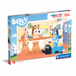 Clementoni 27169 Bluey Supercolor Bluey-104 Pieces-Jigsaw Puzzle for K