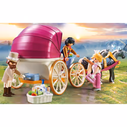 70449 Princess with Horse-Drawn Carriage, Magical world for princes and princesses, fun imaginative role play, playset suitable for children ages 4+