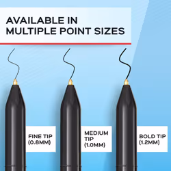 Paper Mate Write Bros Ballpoint Pens  Medium Point (1.0mm)  Black  10 Count