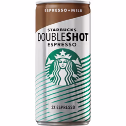 Starbucks Coffee Doubleshot Espresso + Milk Iced Coffee 12x200ml Best Before June 2025