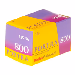 Kodak Professional PORTA (ISO)800  135-36  CAT 145 1855  Process C-41  36 EXP. 24mm x 36mm