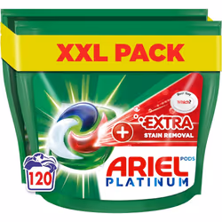 Ariel All-in-1 Washing Pods, Laundry Detergent Liquid, 120 Washes