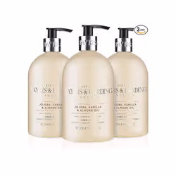 ) Baylis & Harding Hand Wash - Jojoba, Vanilla & Almond Oil - 500 ml (Pack of 3