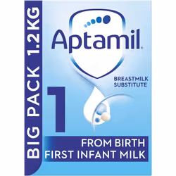 Aptamil 1 First Baby Milk Powder, From Birth, 1.2K (Pack of 3)
