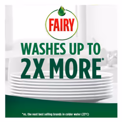 Fairy Lemon Washing Up Liquid 10x 320ml Household Cleaning Product