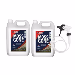 Moss Gone Moss killer 2 x 5 Litre with long hose trigger