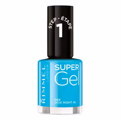 Rimmel Super Gel Nail Polish, 053 Dive Right In, List Of Ingredients: Butyl Acetate, Ethyl Acetate, Nitrocellulose, Acetyl Tr ...