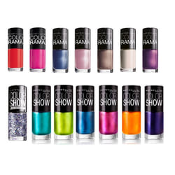Maybelline Color Show Colorama  Assorted Set of 10 Nail Polishes