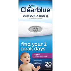 Clearblue easy digital ovulation test, easy read, one month supply