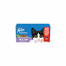 FELIX Original Mixed Selection in Jelly Wet Cat Food 40x85g