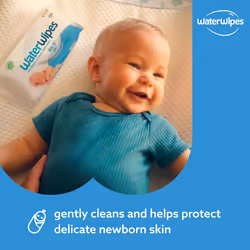 WaterWipes Plastic-Free Original Baby Wipes, 99.9% Water Based Wipes, Unscented for Sensitive Skin, 720 count (Pack of