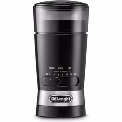 De'Longhi KG210 Electric Coffee Grinder, Stainless Steel, Black