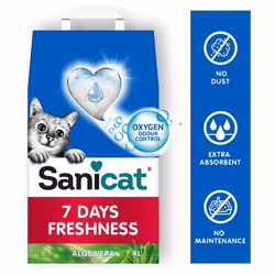 Sanicat - Classic cat litter with Aloe Vera | 7-day odour control