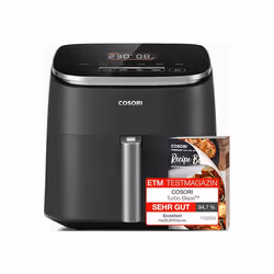 COSORI Air Fryer TurboBlaze, 6L Compact Design, 9 Functions with 5 Auto Fan Speeds Airflow System, Fast and Energy Savi