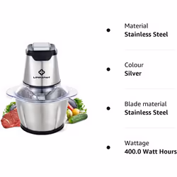 Mini Chopper 400W LINKChef Mini Food Processor Vegetable Chopper 1.2L