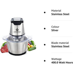 Mini Chopper 400W LINKChef Mini Food Processor Vegetable Chopper 1.2L