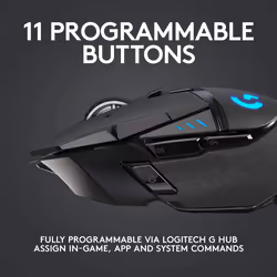 Logitech G502 Lightspeed Wireless Gaming Mouse with HERO 25K Sensor