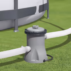 Bestway Filter Pump with Intergrated Pool System, Grey 330gal