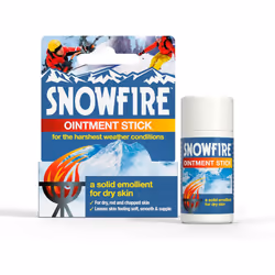 Snowfire Ointment Stick, Natural, Vegan, Cruelty Free, for Dry Skin, Emolient Ointment Stick, 18 g