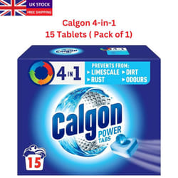 ) Calgon 4-in-1 Washing Machine Cleaner Tablets - 15 Tablets (Pack of 1