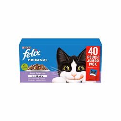 FELIX Original Mixed Selection in Jelly Wet Cat Food 40x85g