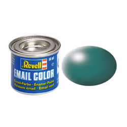 Revell Patina green, silk RAL 6000 14 ml-tin, Green, 1 pc(s)