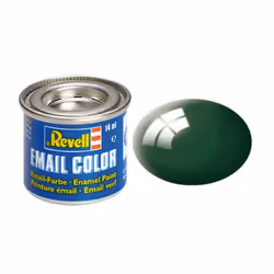 Revell Moss green, gloss RAL 6005 14 ml-tin, Green, 1 pc(s)