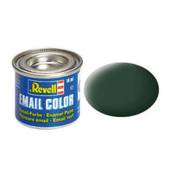 Revell Dark green, mat RAF 14 ml-tin