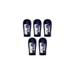 5x Nivea Invisible Black & White Anti-perspirant Deodorant Solid Stick for Men 5x50ml (Pack of 5)