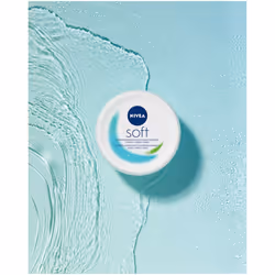 Soft Refreshing Moisturising Cream (50 ml), Nourishing Soft Cream with Vitamin E and Jojoba Oil, Fast Absorbing Skin Cream
