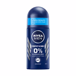 NIVEA Protect & Care, Men, Antiperspirant, Roll deodorant, Box, 50 ml, 48 h