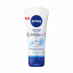 NIVEA 3 in1 Care & Protect Hand Cream 75ml, Cream, Unisex, Universal skin, Moisturizing, Nourishing, Protection, Smoothing, 7 ...