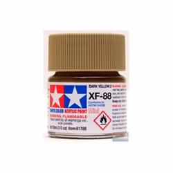 Tamiya Paint TAM81788 10 ml Mini Acrylic Paint - Dark Yellow
