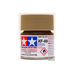 Tamiya Paint TAM81788 10 ml Mini Acrylic Paint - Dark Yellow