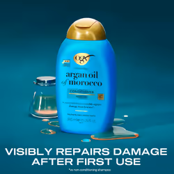 OGX Argan Oil of Morocco Hair Conditioner, Hydrate and Repair, Intensively Moisturises, for Dry and Damaged Hair, Sulfate Free Surfactants, 385ml