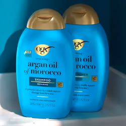 OGX Argan Oil of Morocco Hair Conditioner, Hydrate and Repair, Intensively Moisturises, for Dry and Damaged Hair, Sulfate Free Surfactants, 385ml