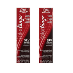 Wella Color Tango 5RV Burgundy Permanent Haircolor - 5RV â pack of 2