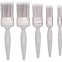 Harris Essentials Walls & Ceilings Paint Brush Set | Pack of 5 |