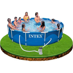 INTEX 28212UK Metal Frame Pool Set, Blue