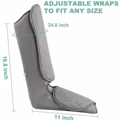 Air Leg Massager Machine for Circulation and Relaxation of Muscles, Foot and Calf Massager with 5 Modes, 4 Intensities and Handheld Controller