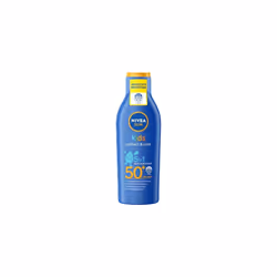 NIVEA SUN Kids Moisturising Sun Lotion SPF50+ (200 ml), Moisturising Suncream with SPF50+, Children's Sunscreen for Immediate ...