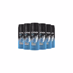 Lynx Ice Chill Scent Deodorant Body Spray 48Hour Beat Odour Smell Fresh 6x 150ml